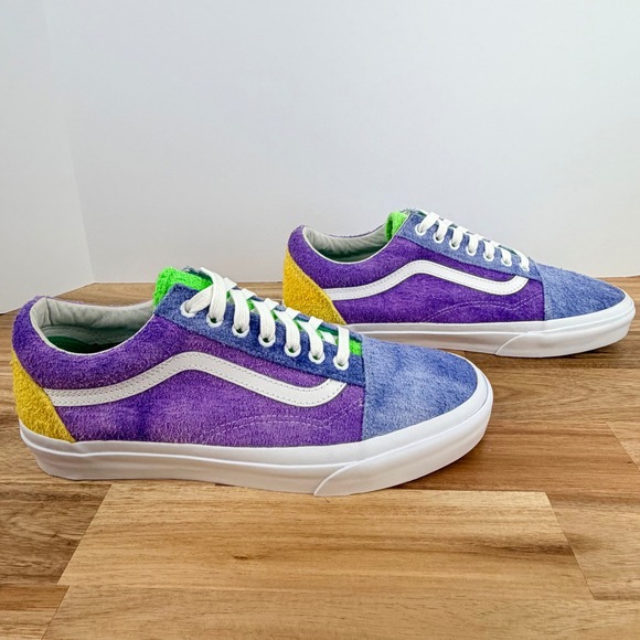 Vans x Anderson Paak Old Skool Ziti Purple Blue Yellow Green Shoes Men 10 - Picture 6 of 10